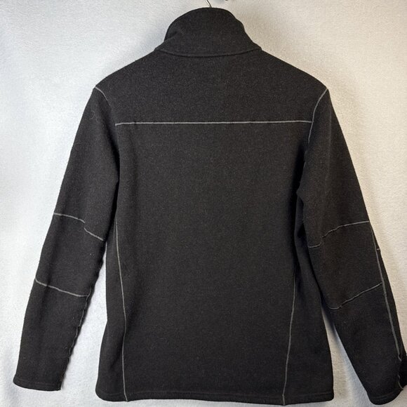 Kuhl Interceptr Pullover Mens Size M Black 1/4 Zip Fleece Sweater Mid Layer Top - Picture 10 of 13
